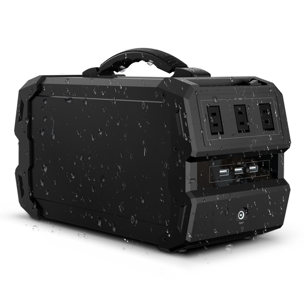 防災電源 ポータブル電源 400W 水に強いポータブル電源 IP44 大容量444Wh 出力400W 電気毛布