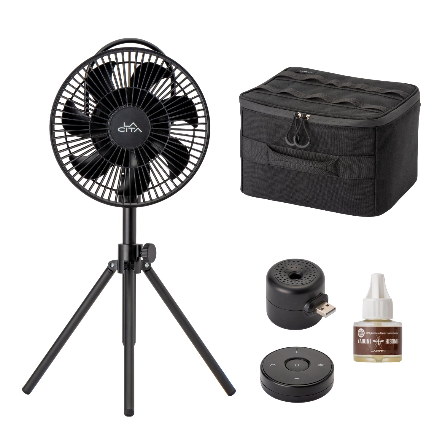LACITA ENERFAN 2 卓上扇風機　中古美品　備品未使用　首振り ENERFAN 2 ポータブルファン – LACITA SHOP