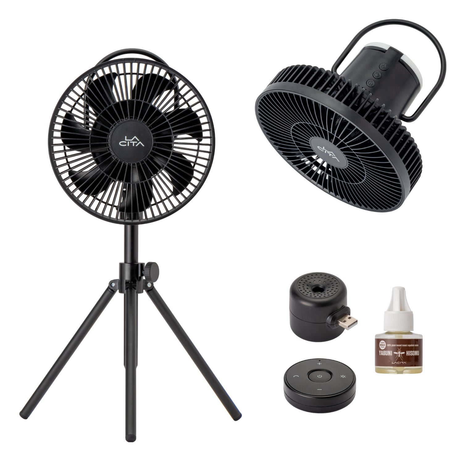 LACITA ENERFAN 2 卓上扇風機 中古美品 備品未使用 首振り