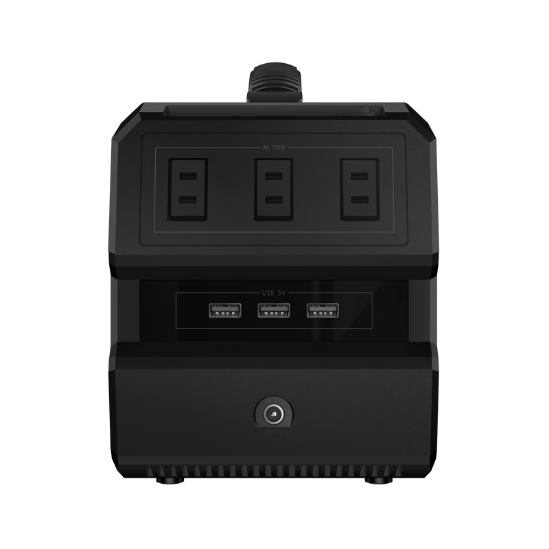 LACIT ポータブル電源 ENERBOX01 ポータブル電源 小型 大容量444Wh 出力400W 電気毛布 おしゃれ